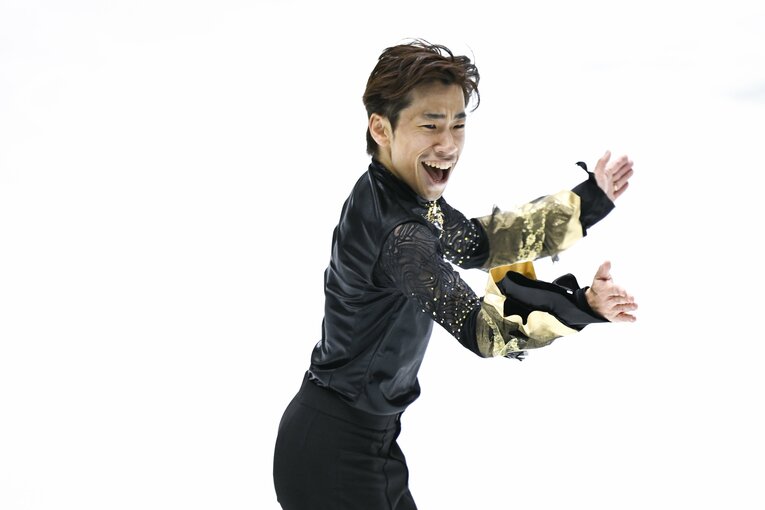 「40歳で4回転ジャンプ」を目指すという織田　©Asami Enomoto