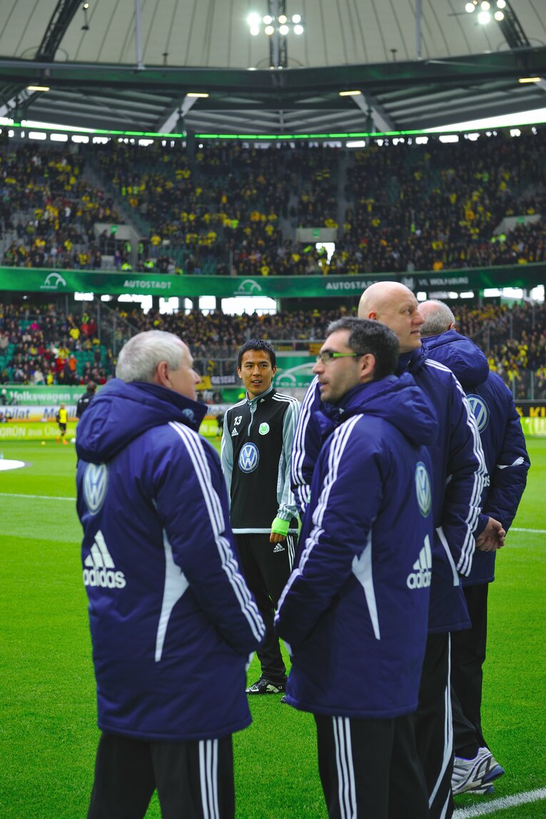 【長谷部誠、ドイツでの足跡】2012年4月、ボルフスブルク時代　©Takuya Sugiyama