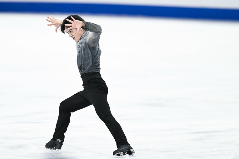 世界選手権フリーの演技　©Asami Enomoto