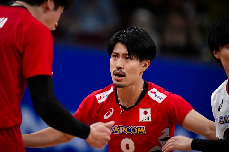 関田誠大（VNLオランダ戦）　©︎Volleyball World
