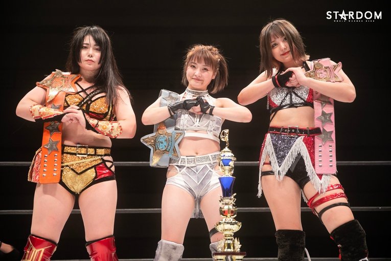 10月3日の名古屋大会にてアーティスト・オブ・スターダム王座を獲得　©STARDOM