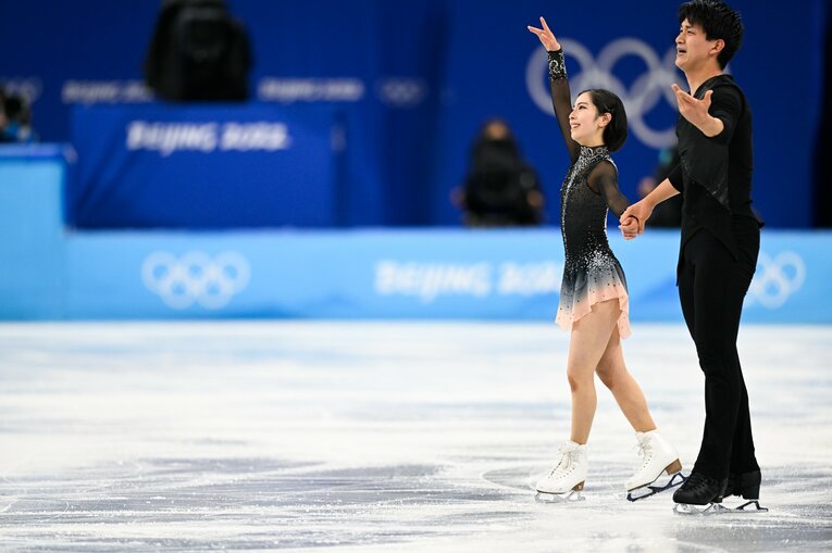北京五輪の「りくりゅう」ペア　©️Asami Enomoto/JMPA
