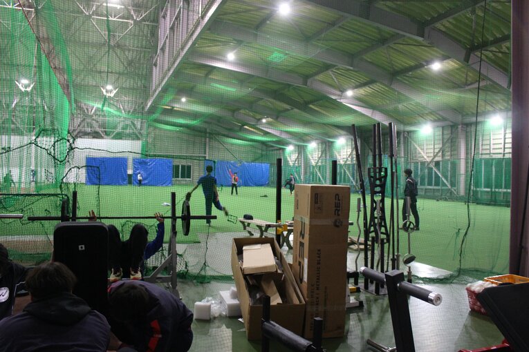 野球の練習はもちろん、安田監督はフィジカルトレーニングも重視する　©NumberWeb