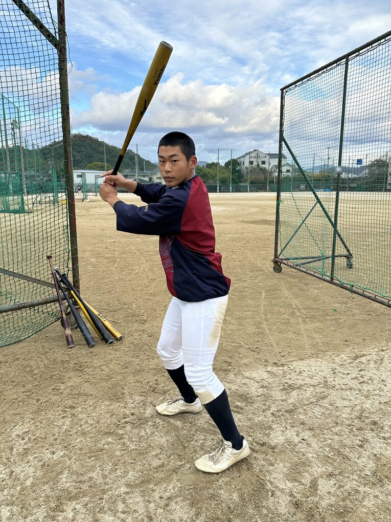 主に1番を打つ堀端朔　©Yuji Yanagawa