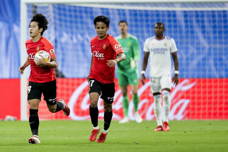 韓国代表MFイ・ガンインとはマジョルカ時代のチームメイト（2021年）©︎Getty Images