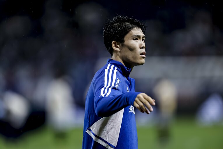 負傷明けの冨安健洋は最後まで出場機会がなかった　©Kiichi Matsumoto/JMPA