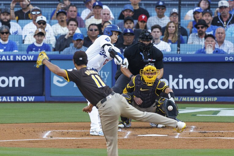 ダルビッシュ有はドジャースとの地区シリーズで2先発。1勝1敗ながら、1失点、2失点と強力打線を抑えた。また大谷翔平との直接対決は計6打数無安打3三振に封じた　©Getty Images