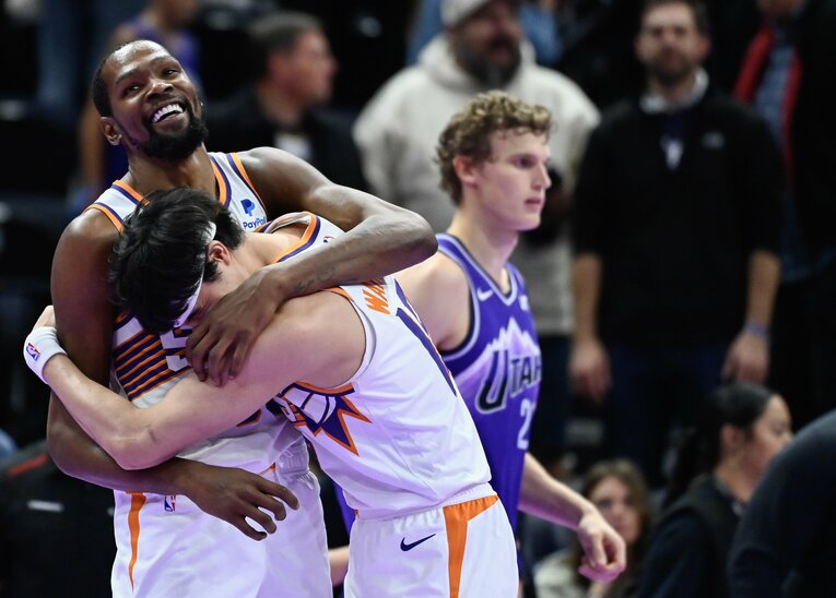 デュラントらスター選手たちの信頼を勝ち取った　©︎Alex Goodlett/Getty Images