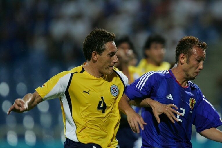 田中マルクス闘莉王（2004年アテネ五輪）©︎Takuya Sugiyama/JMPA