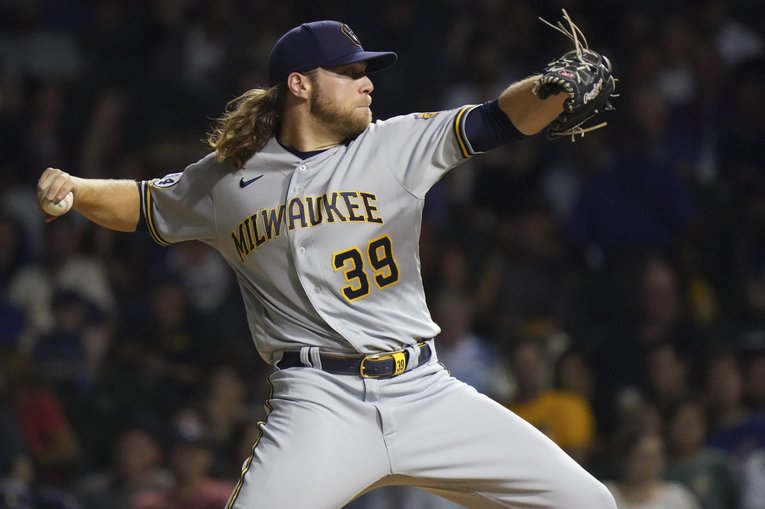 ブルワーズのコービン・バーンズ。彼も大谷と同じ、1994年生まれだ