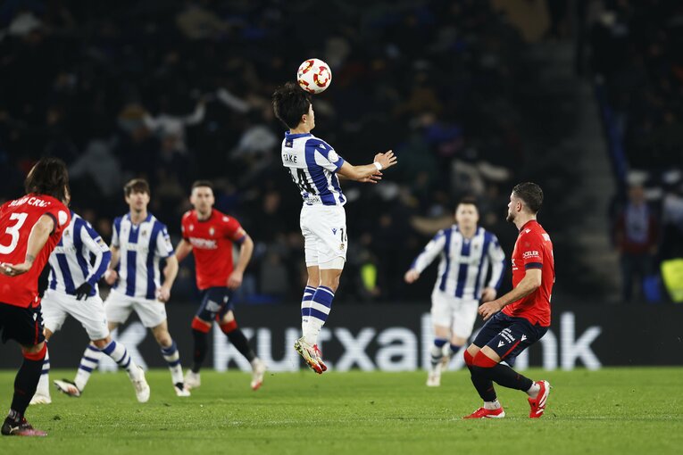 先制点のきっかけ以外でも、この日は空中での争いに勝つ機会が多かった　©Daisuke Nakashima