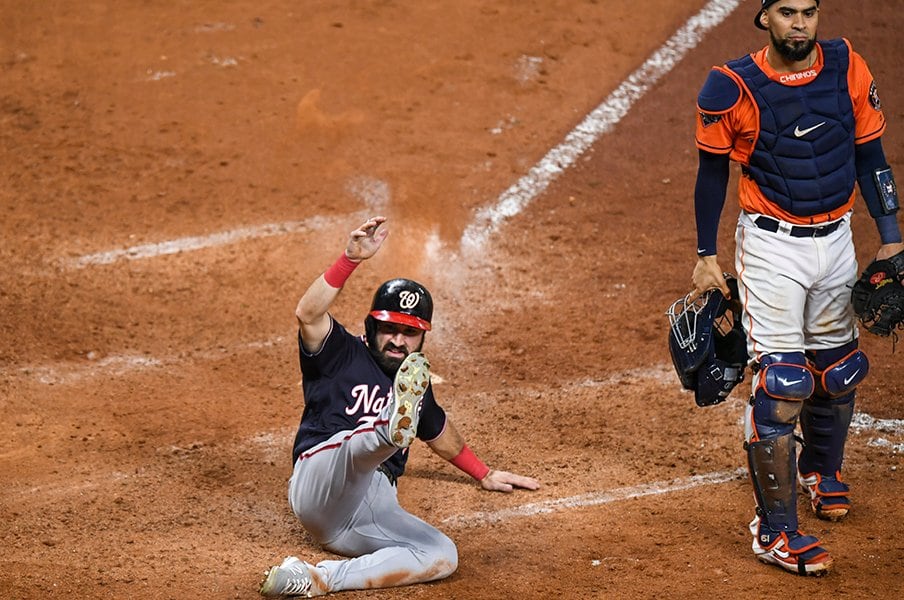 ナショナルズの戦術。~犠打と盗塁の多さ、高いQS率~<Number Web> photograph by Getty Images