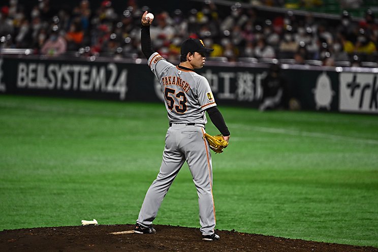 巨人に移籍して活躍した高梨（ｃ）Nanae Suzuki