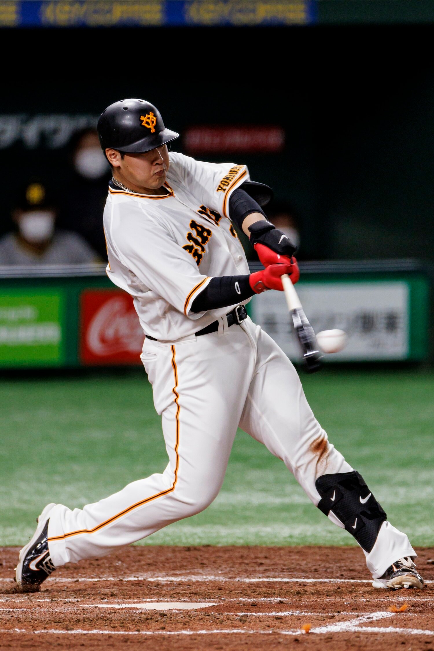 2020年、2021年と2年連続でホームランと打点の2冠を獲得している巨人・岡本和真 ©︎Kiichi Matsumoto