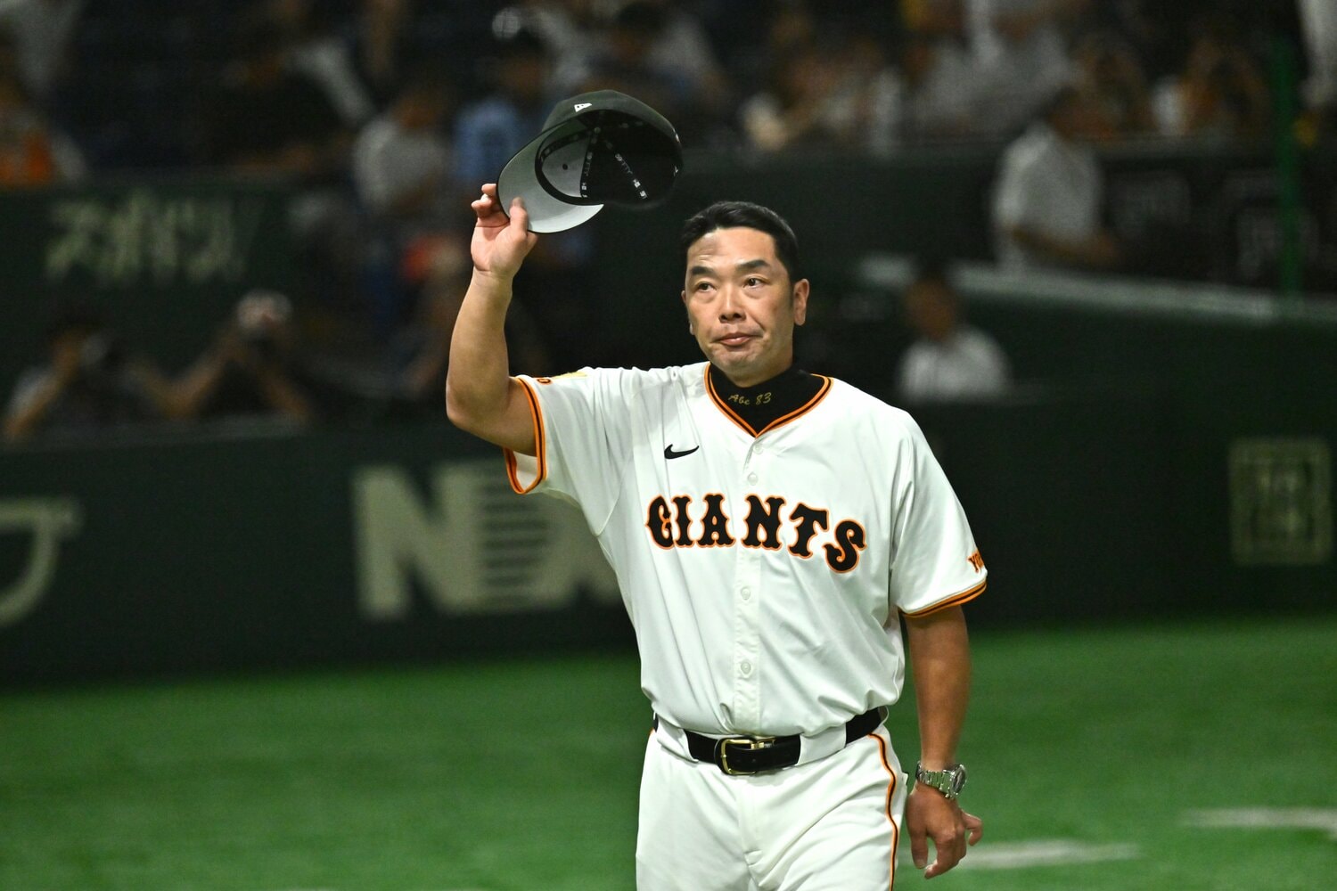 昨年は優勝、今年もAクラスを死守した巨人・阿部慎之助監督 ©Hideki Sugiyama