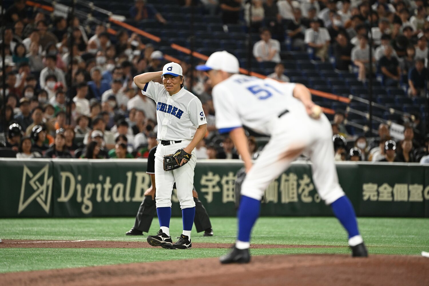 昨年9月、イチロー率いる「KOBE CHIBEN」で同僚となった2人 　©Naoya Sanuki