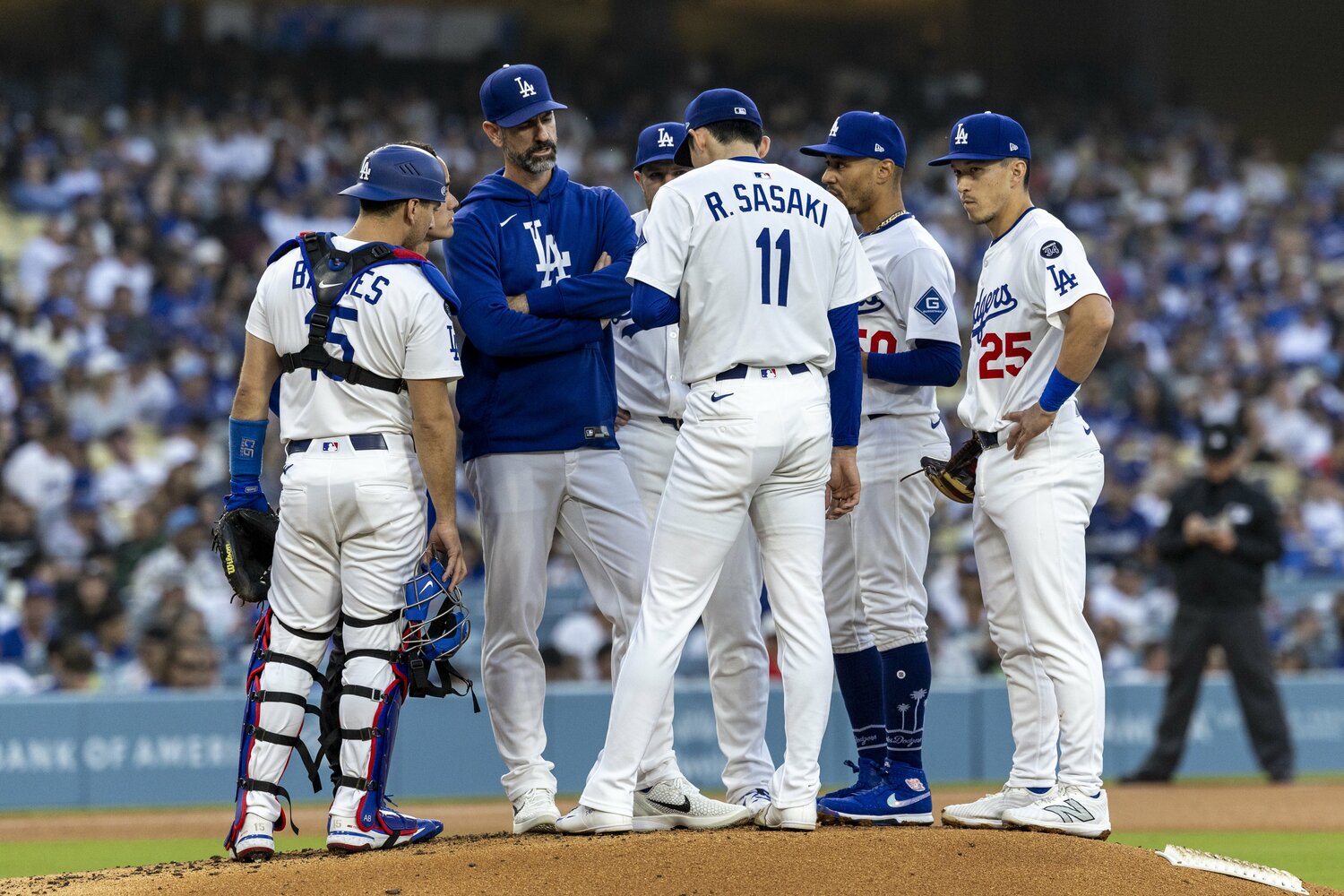 現地4月12日、メジャー4度目の登板。カブス相手に初黒星を喫したものの、初めて5回まで投げ4安打1失点と好投 ©Getty Images