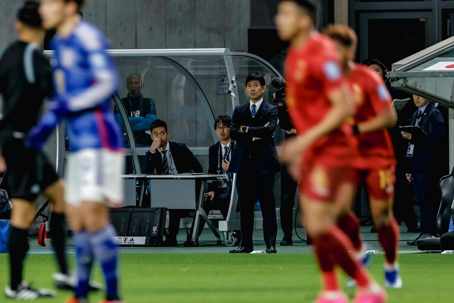 森保一監督は選手たちのコンディションを慎重に見極めている ©Kiichi Matsumoto