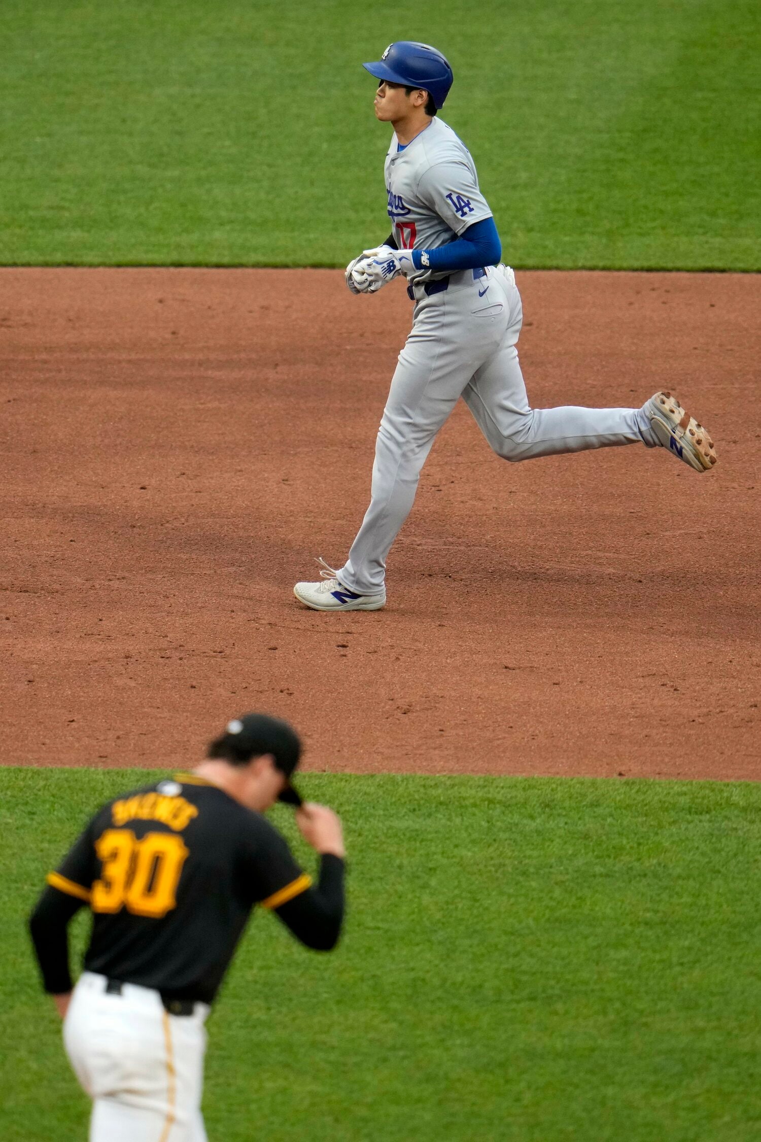 スキーンズから本塁打を放った大谷　©AP/AFLO