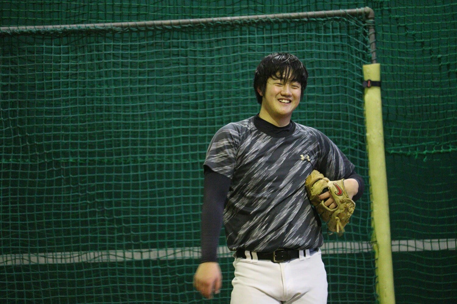 昨夏のエース・永海天真投手。最後まで堂々と戦った　©Yuki Kashimoto