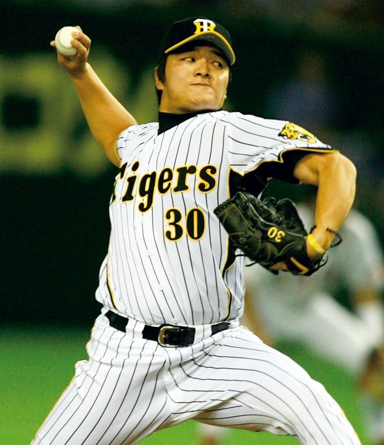 '07年にはNPB新記録となる年間90登板を達成した久保田智之　©︎JIJI PRESS