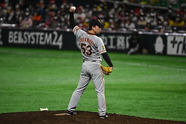 巨人に移籍して活躍した高梨（ｃ）Nanae Suzuki