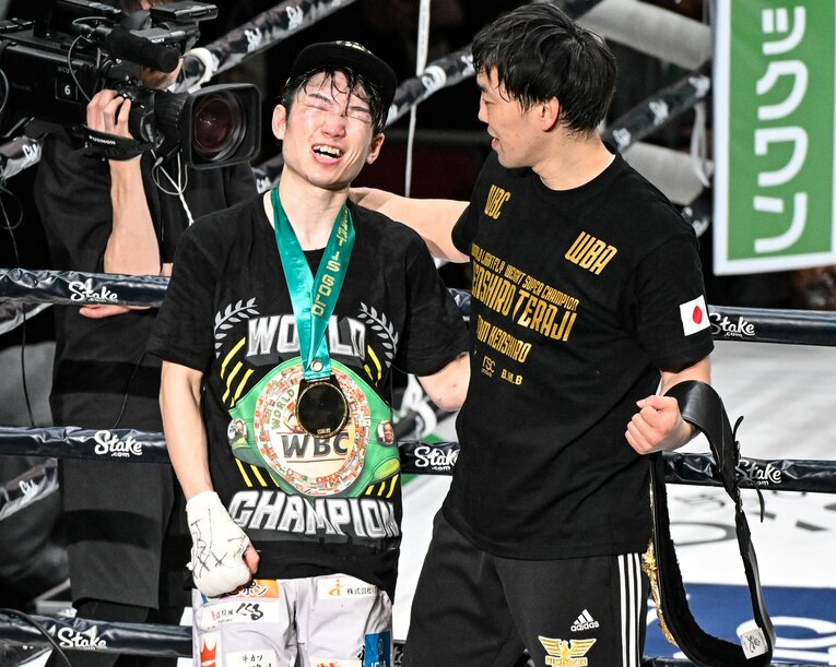 試合後は、すぐに反省を口にした寺地拳四朗　©︎Hiroaki Yamaguchi