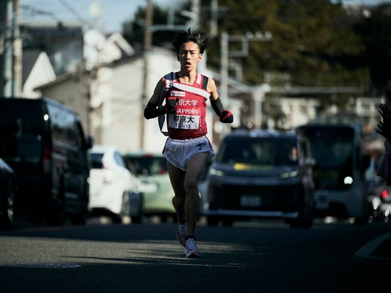 島田は今大会3区で最下位を走りながら区間5位と好タイムをマークするメンタルを見せた　©Yuki Suenaga