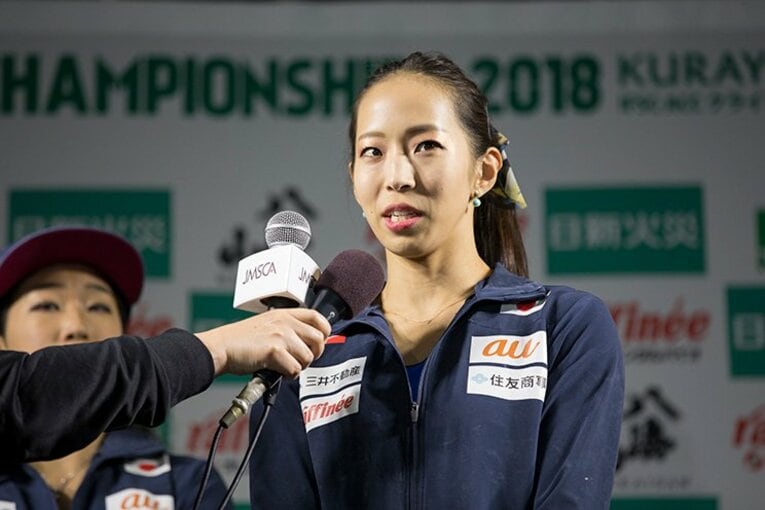 アジア選手権女子複合決勝リード（2018/11/11）野口啓代