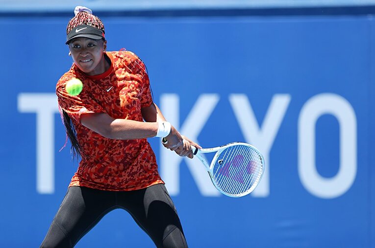 東京五輪出場を表明している大坂なおみ選手 ／ photograph by AFLO