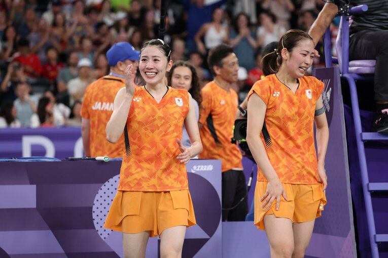 マレーシアのペアとの3位決定戦　©Ryosuke Menju/JMPA