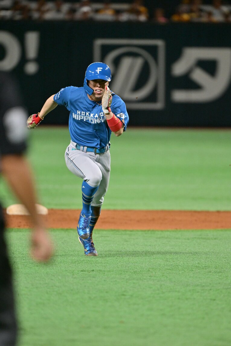 日本ハムでもその快足が大きな武器になっているが　©Hideki Sugiyama