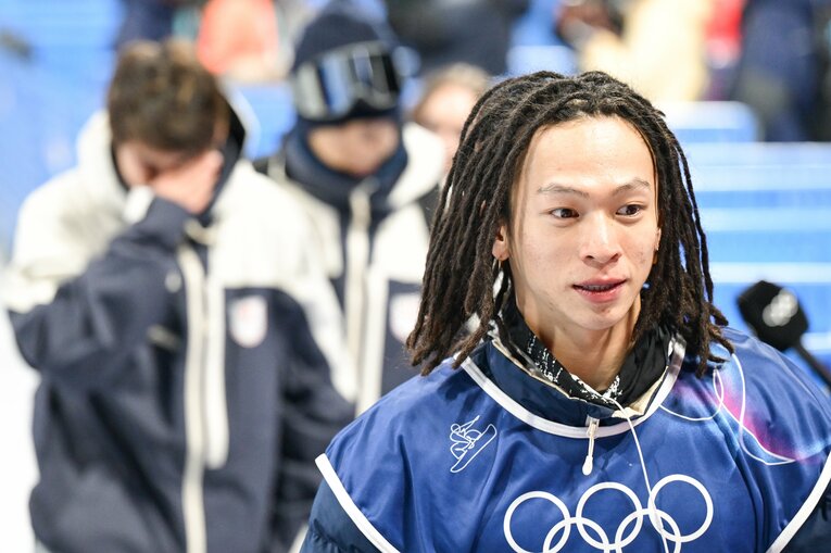ミラノ五輪男子ハープパイプ決勝【スワイプするとそのほかの写真もご覧になれます】　©Nanae Suzuki／JMPA