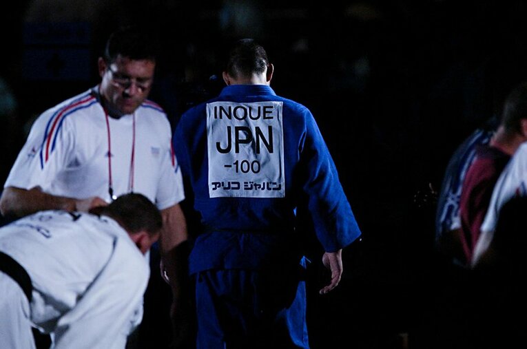 オリンピックで1度、世界選手権で3度の金メダルを獲得した井上康生は、まさに最強の名にふさわしい柔道家だった。 ／ photograph by Shinichiro Tanaka