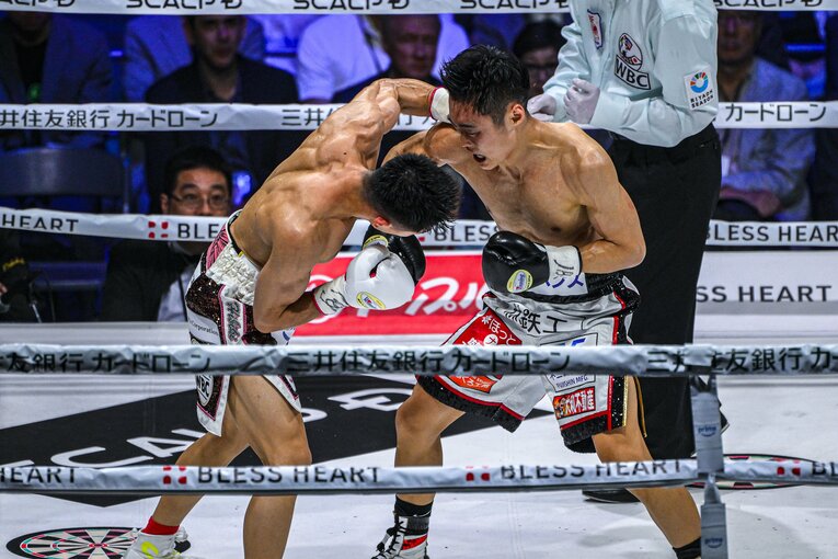 中谷潤人vs.西田凌佑（WBC・IBF世界バンタム級王座統一戦） ©Takuya Sugiyama