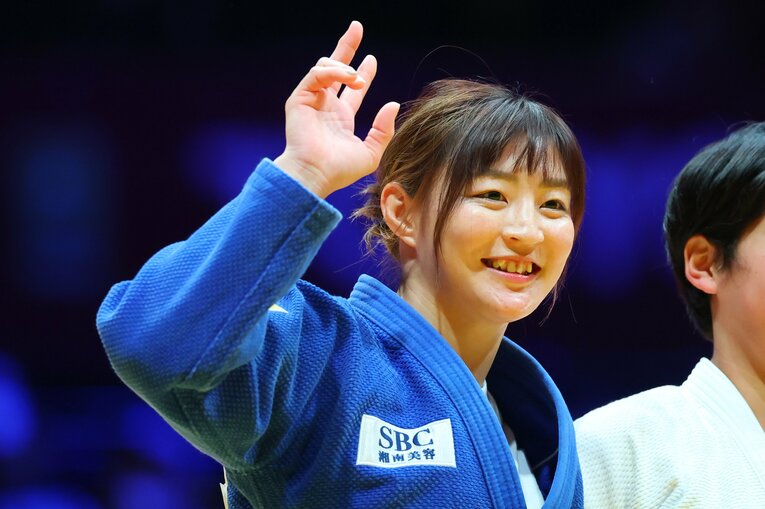 2025年12月7日、柔道グランドスラム東京に登場した角田【スワイプするとその他の写真もご覧になれます】　©AFLO