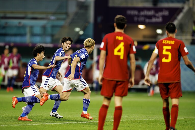 カタールW杯スペイン戦　©Kiichi Matsumoto/JMPA
