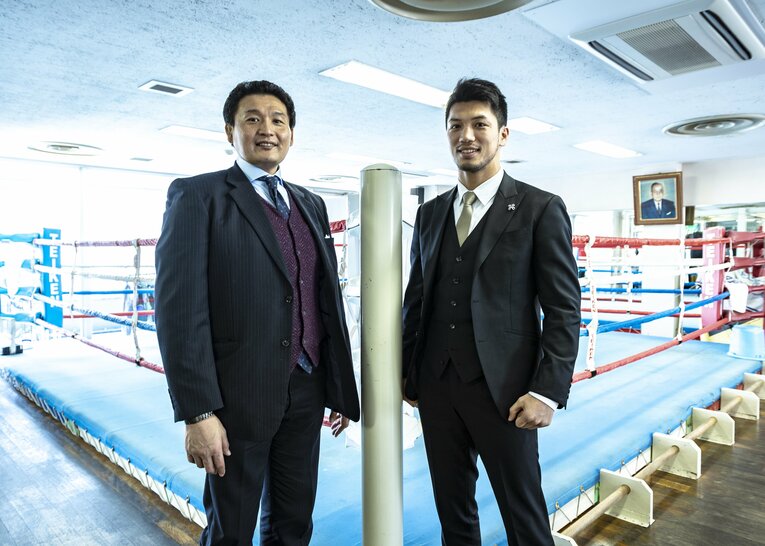 ボクサー村田諒太との対談（2018年）　©︎Takuya Sugiyama