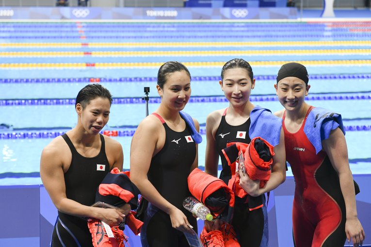 小西杏奈、渡部香生子、池江璃花子、五十嵐千尋　©︎Asami Enomoto/JMPA