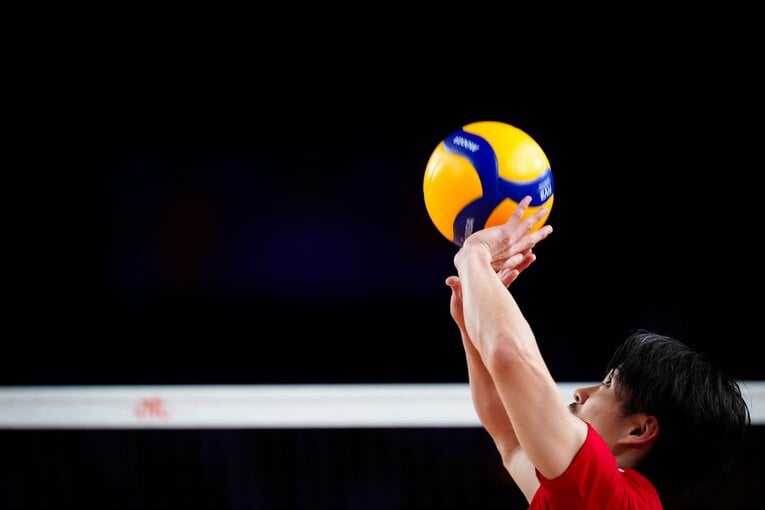 関田誠大（VNLドイツ戦）　©︎Volleyball World