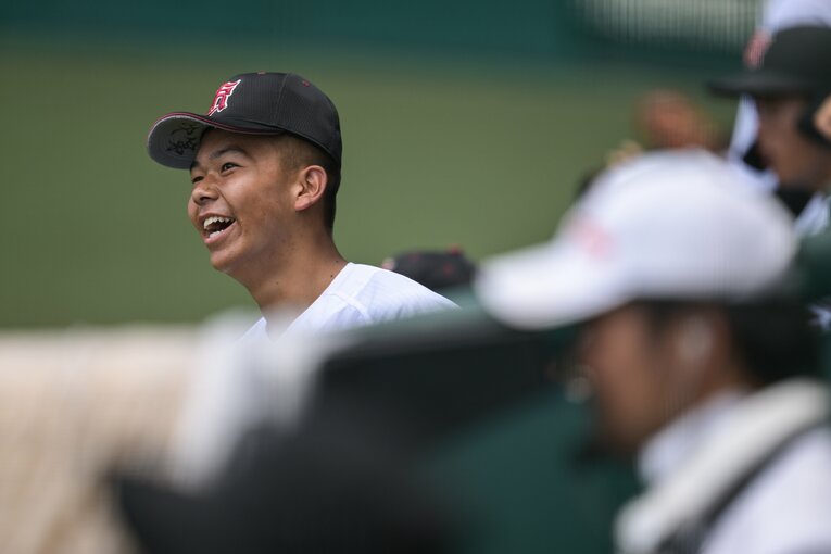 全力プレーの広陵　©︎Nanae Suzuki