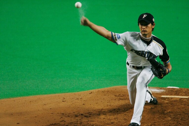 日本ハム時代のダルビッシュ　©Sports Graphic Number
