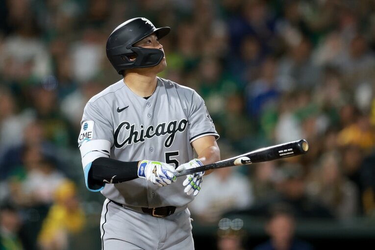 4月17日のアスレチックス戦では満塁ホームランを放った　©Getty Images