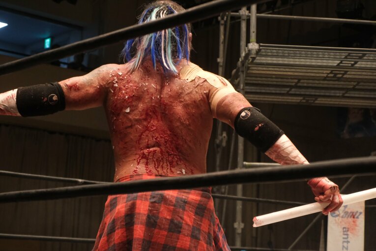 デスマッチのカリスマ・葛西純　©Norihiro Hashimoto