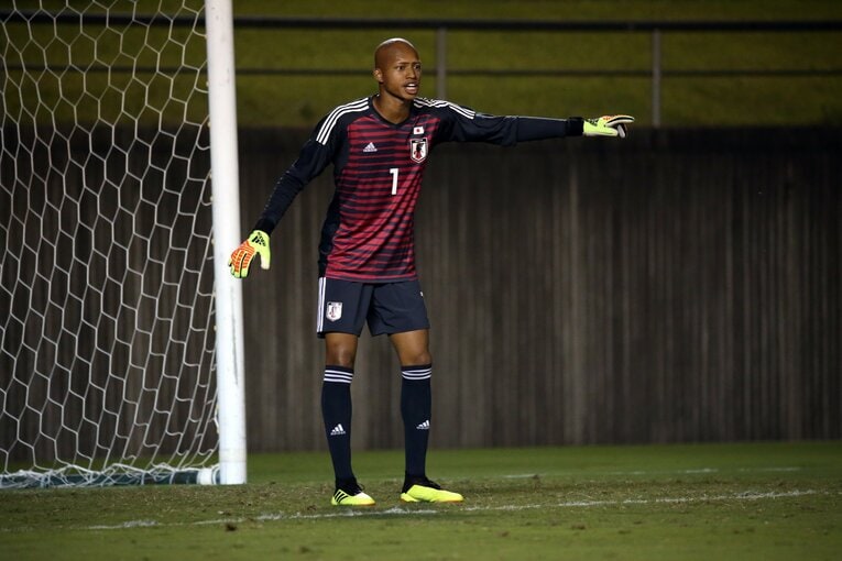 2018年、U-18日本代表での小久保玲央ブライアン（当時17歳）　©JFA/AFLO