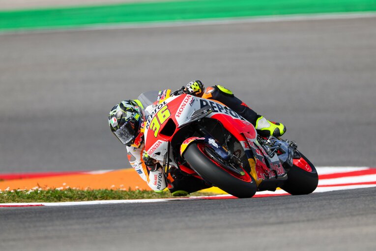 ポルトガルテストのジョアン・ミルの走り　©Satoshi Endo