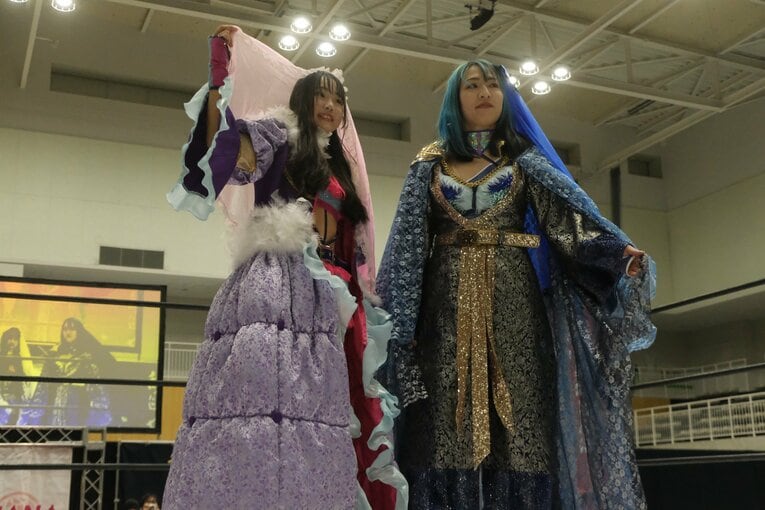 世羅りさとはタッグ「ブルーオーキッド」を結成　©Norihiro Hashimoto