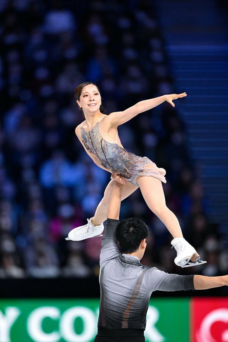 りくりゅうがGPファイナルで見せた美しい演技　©Asami Enomoto