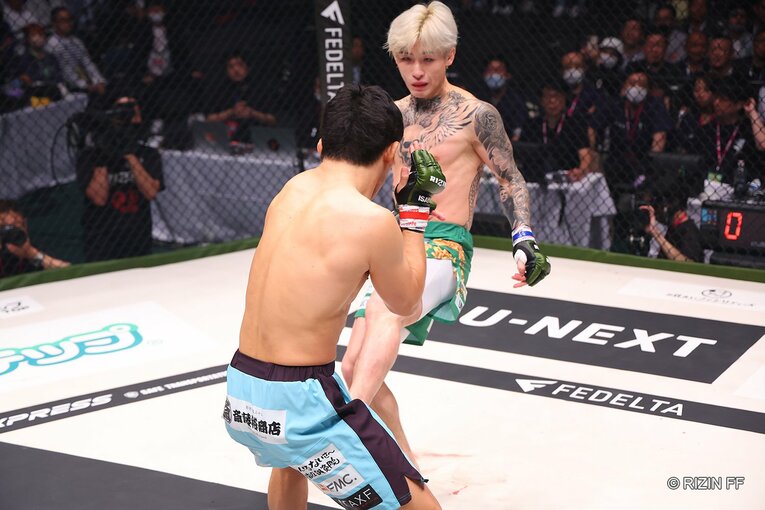 『RIZIN LANDMARK 5』斎藤裕vs平本蓮　©RIZIN FF