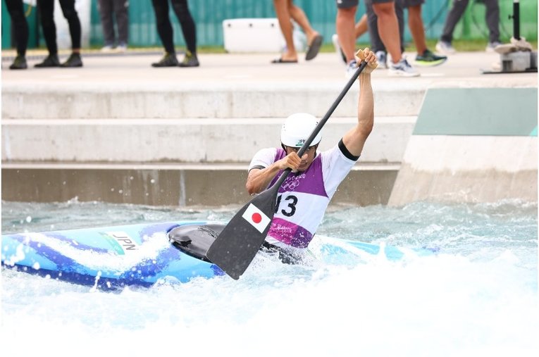 カヌー羽根田卓也 ／ photograph by RyosukeMonju/JMPA